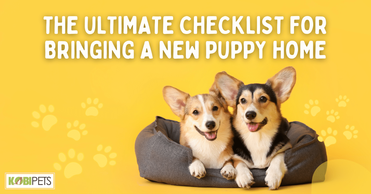 The Ultimate Checklist for Bringing a New Puppy Home
